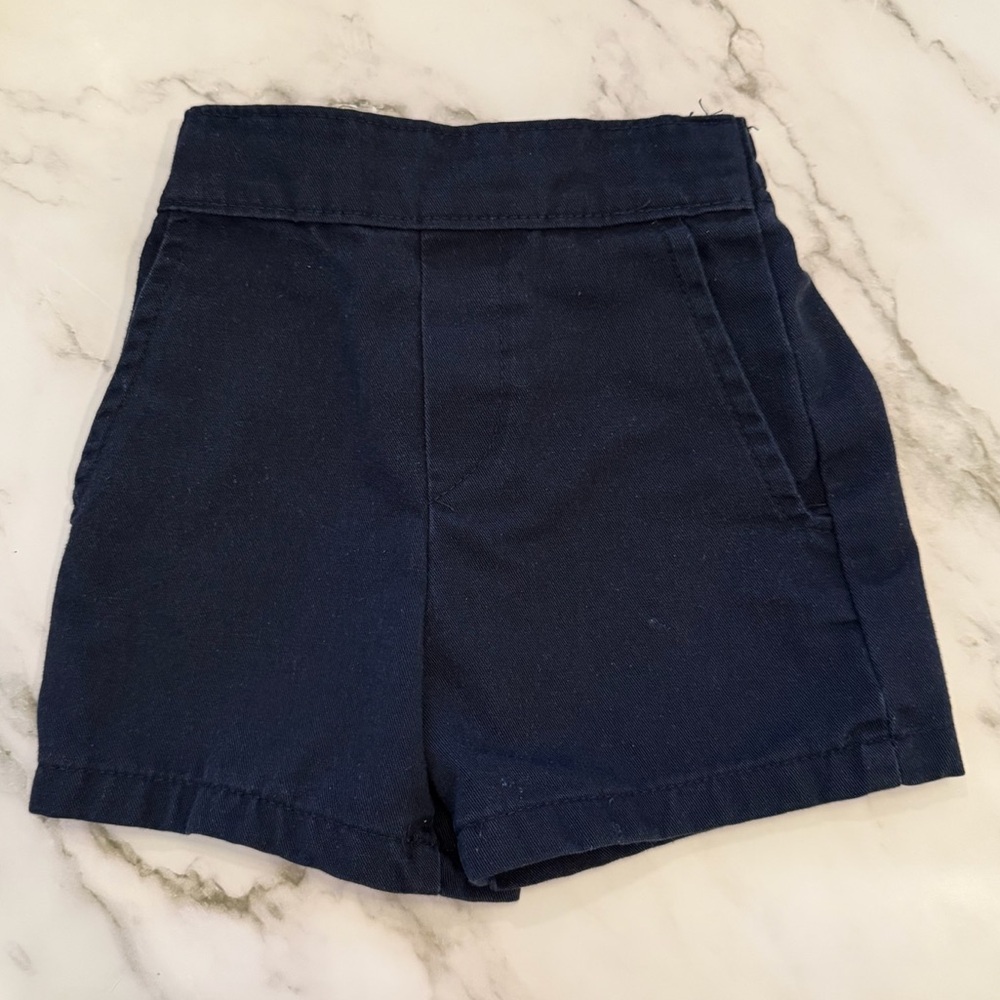 Navy Blue Toddler Boy Shorts